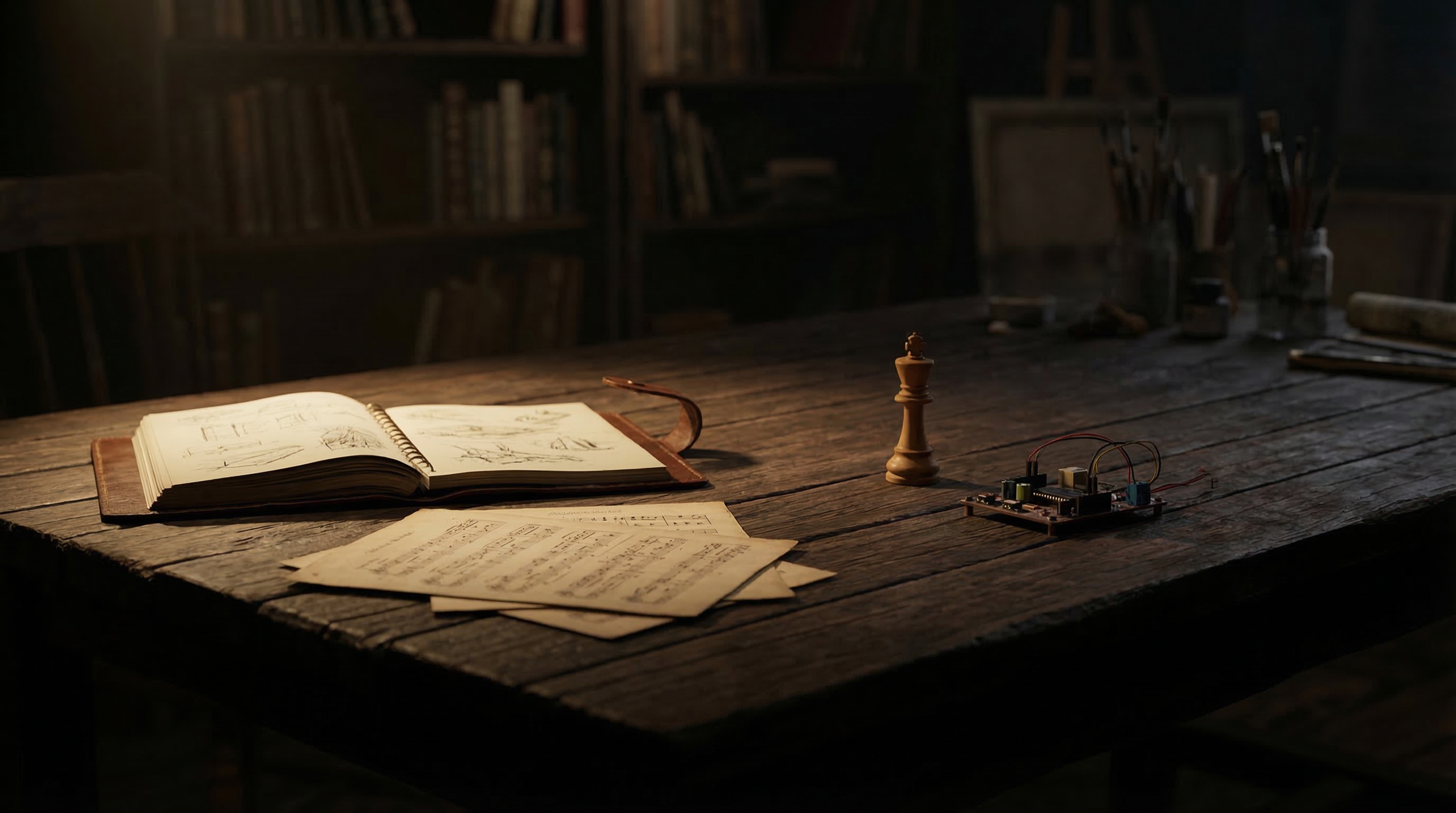 Sanat ve Teknoloji Arkaplanı